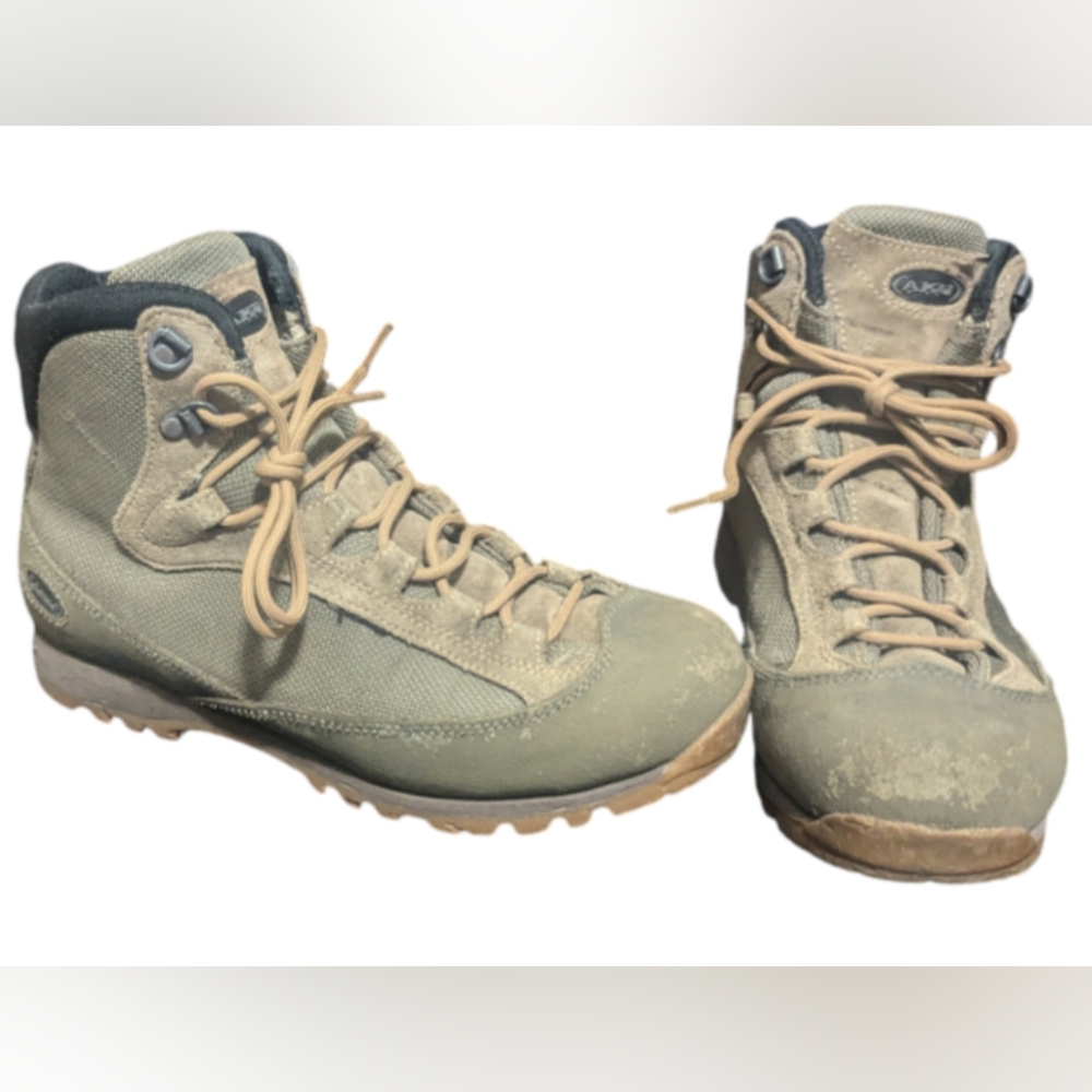 Aku Women's Leather Hiking Boots Size 8.5W Made In Italy